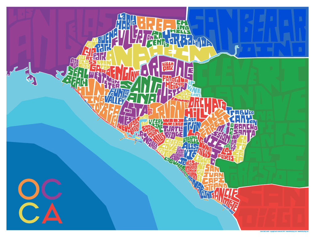 Orange County Type Map