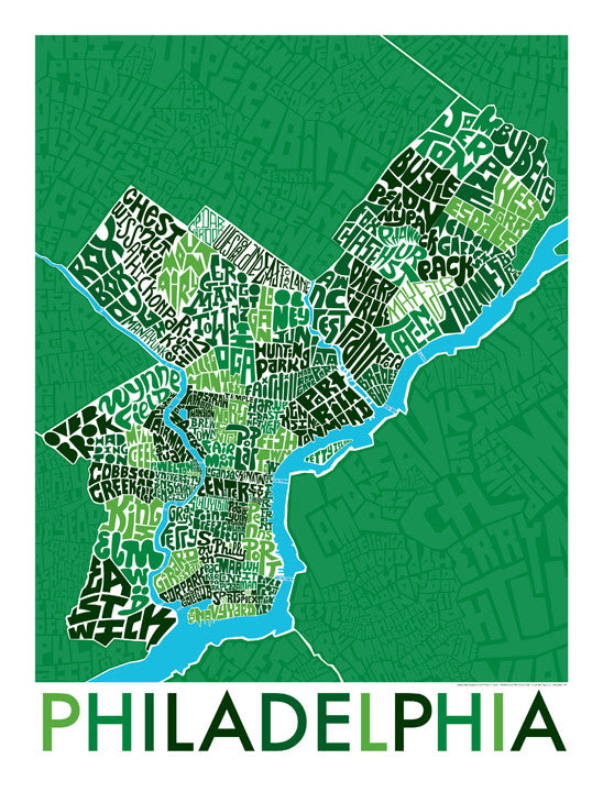 Philadelphia Neighborhood Type Map