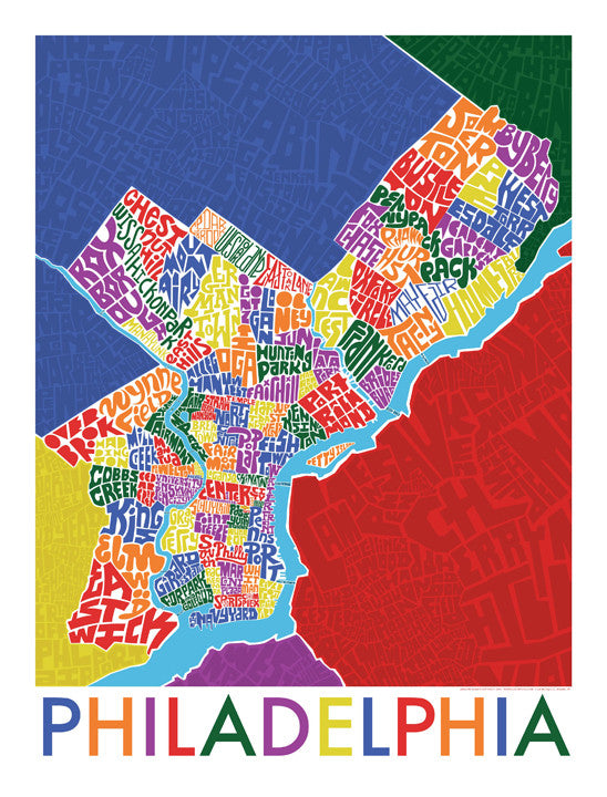 Philadelphia Neighborhood Type Map