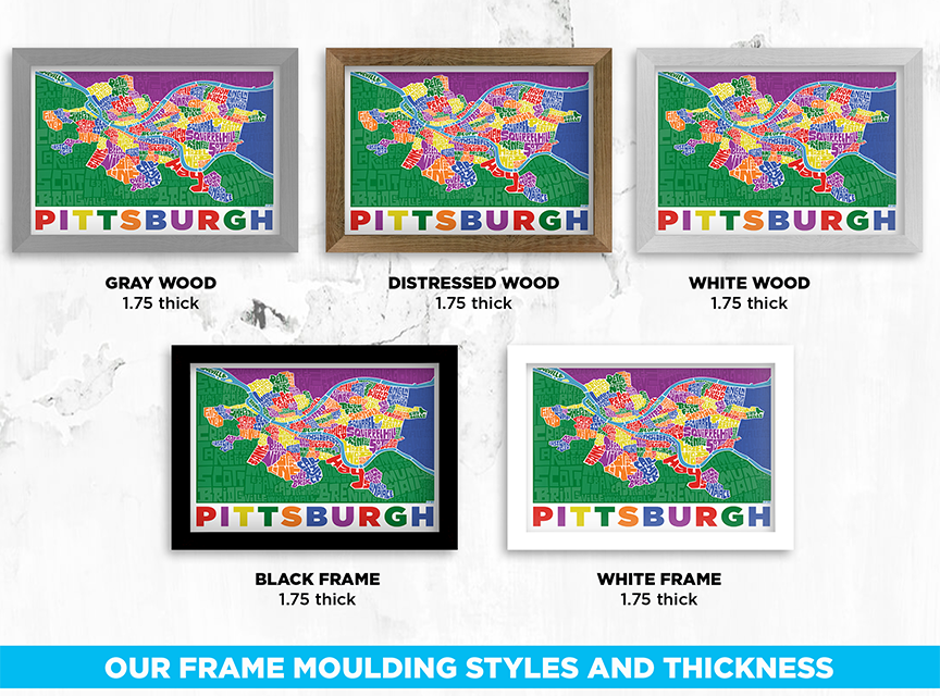 Pittsburgh Type Map