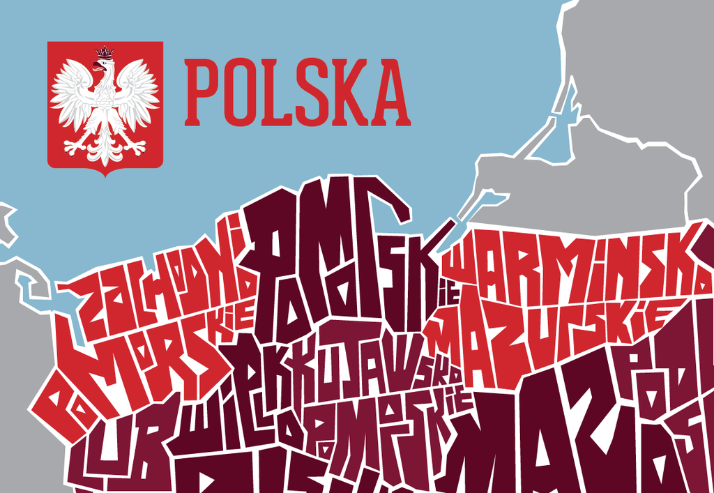 Poland Voivodeships Type Map