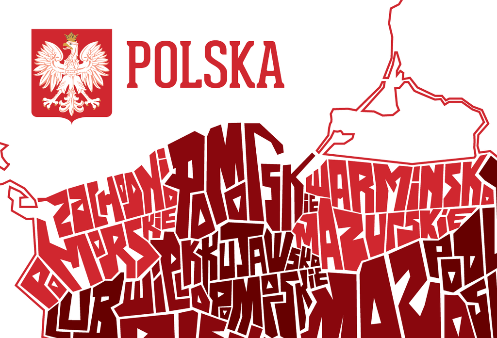 Poland Voivodeships Type Map