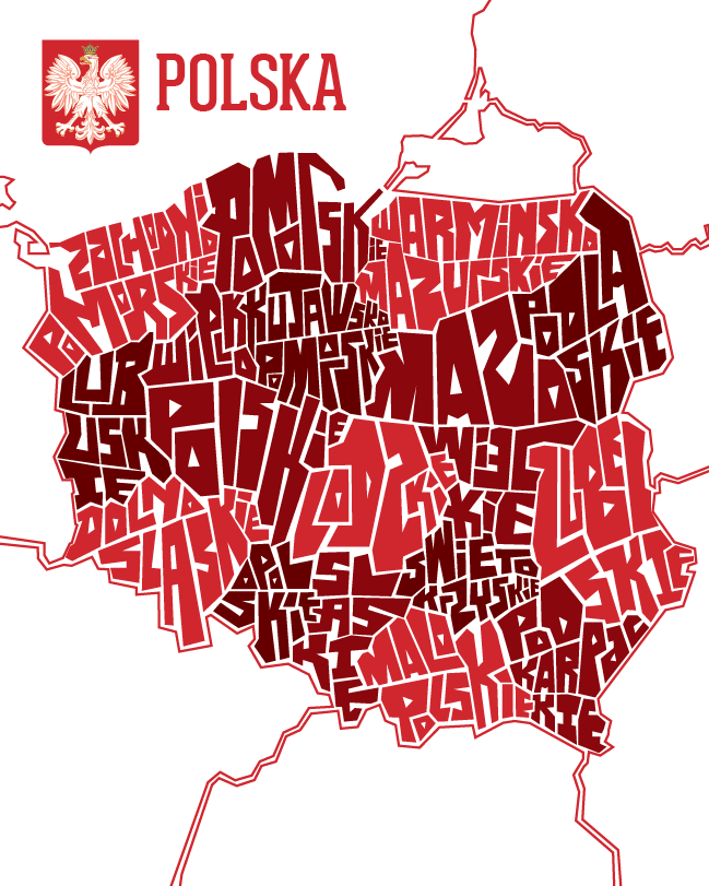 Poland Voivodeships Type Map