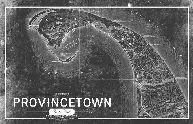 Provincetown Vintage Map