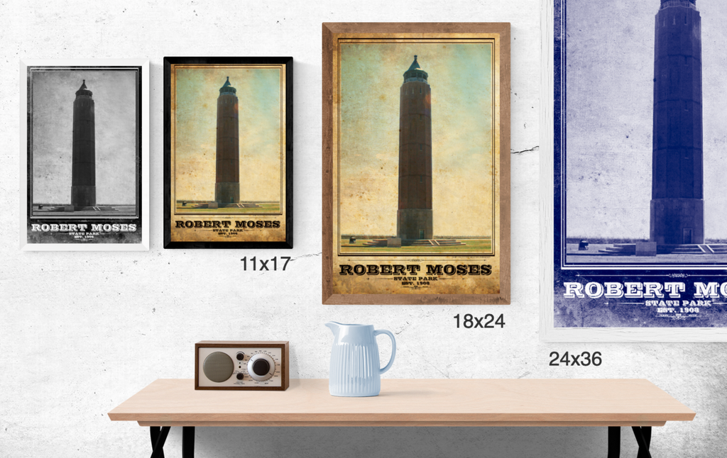 Robert Moses State Park Vintage Travel Poster