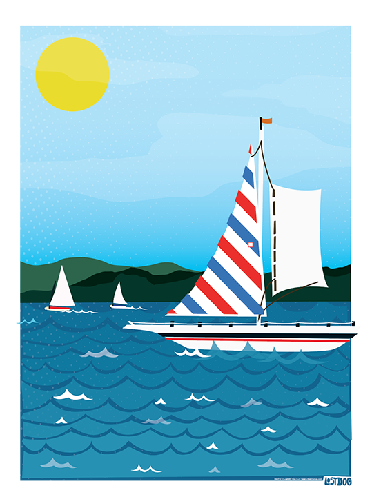 Sail Away Illustration