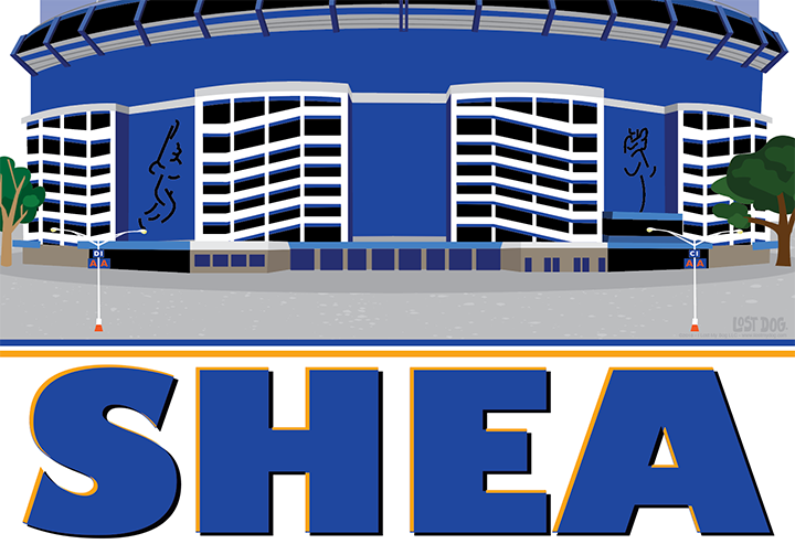 Shea Stadium Illustration