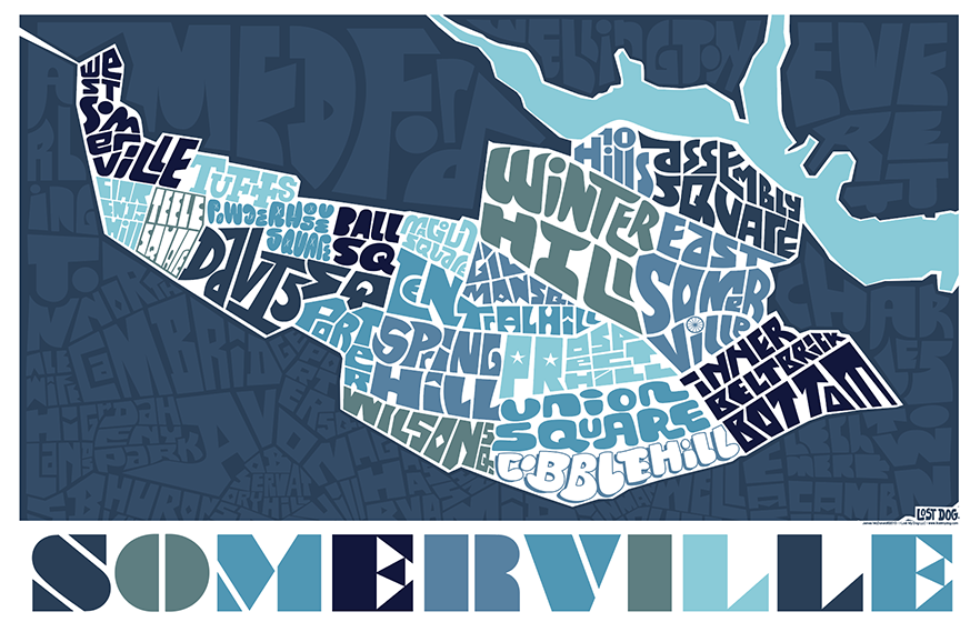 Somerville Typography Map