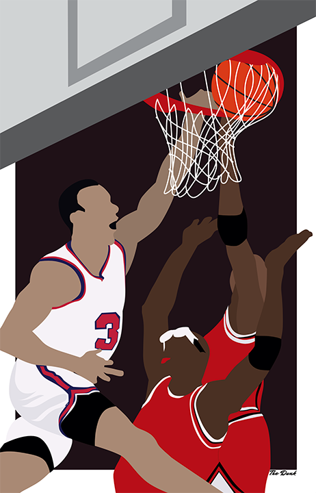 THE DUNK  John Starks