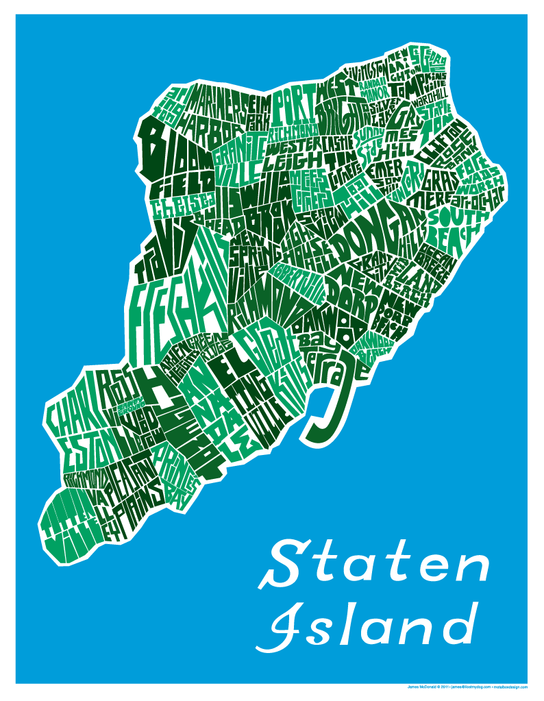 Staten Island Neighborhood Type Map