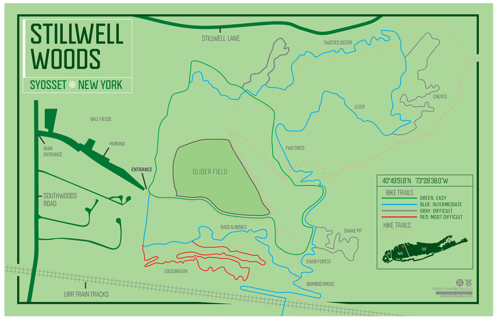 Stillwell Woods Trail Map