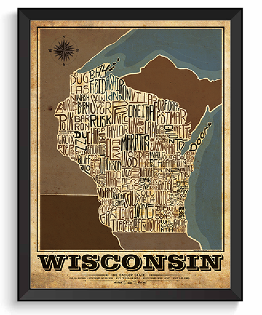 Wisconsin State Type Map