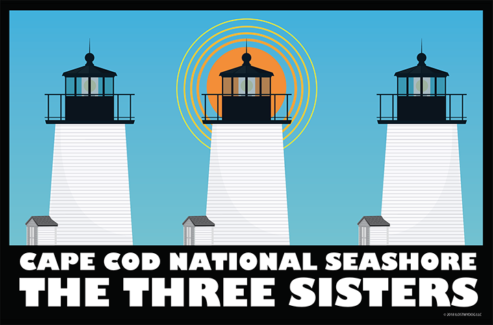 Three Sisters Lighthouses: National Park Series