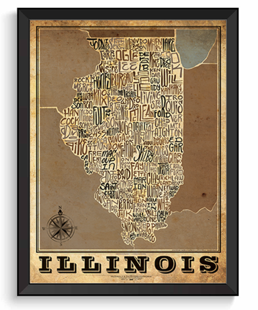 Illinois State Type Map