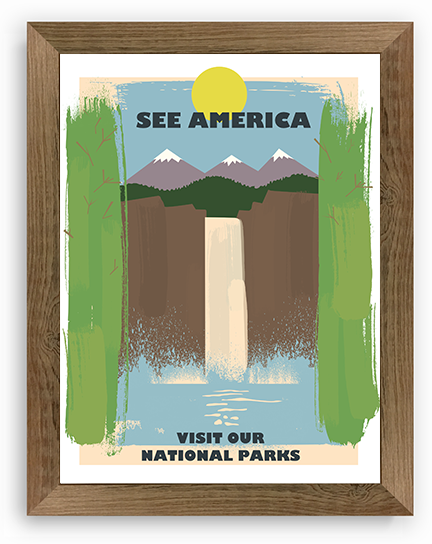 Visit Our National Parks Poster