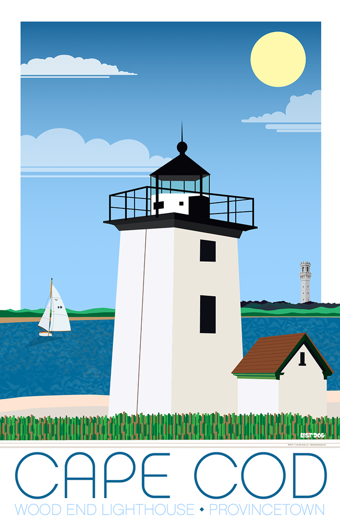 Woods End Lighthouse Illustration