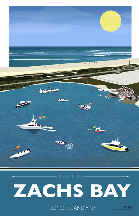 Zach's Bay, Jones Beach Illustration